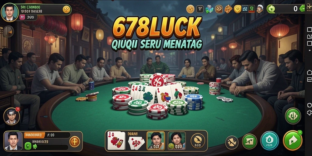 Screenshot gameplay QiuQiu yang menampilkan adrenalin permainan.