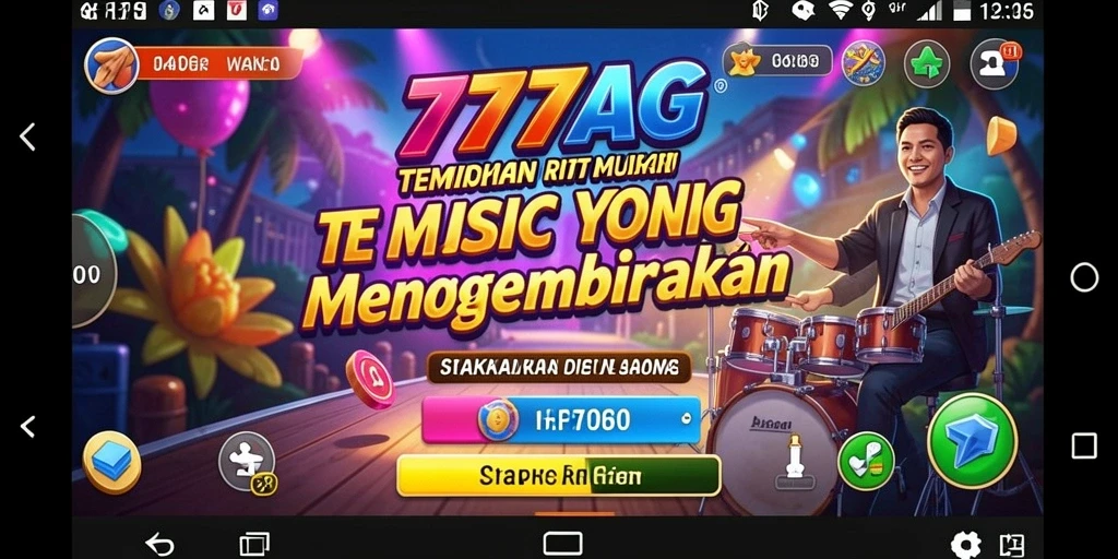 Tampilan gameplay <strong>777AG</strong> yang seru dan interaktif dengan banyak pilihan lagu.