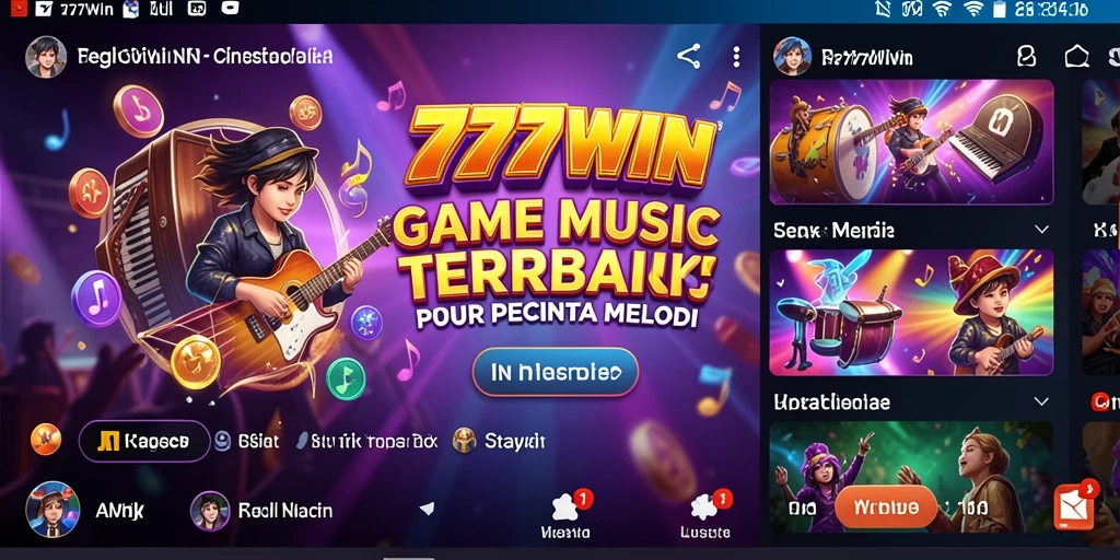 Tampilan gameplay 777WIN yang seru dan penuh warna.