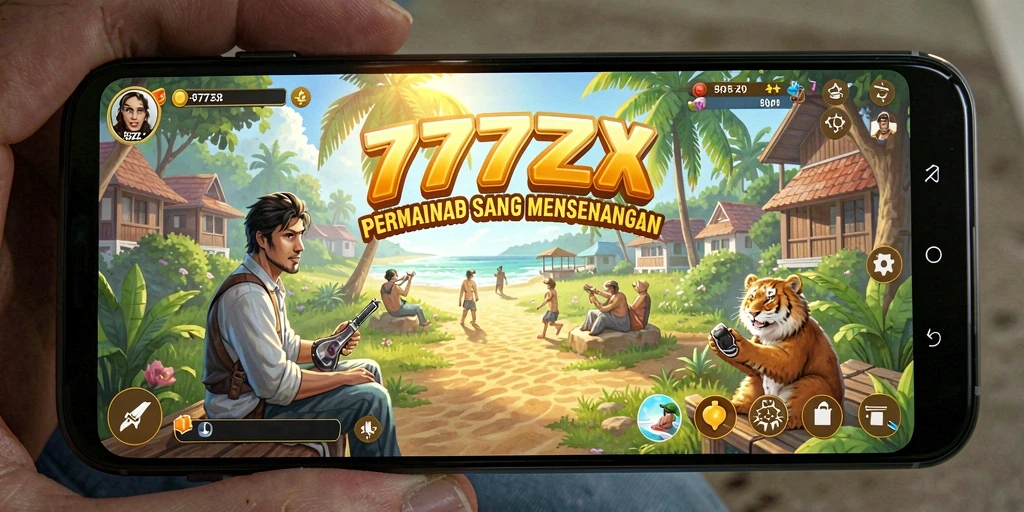 Screenshot gameplay menampilkan aksi seru dalam permainan Casual 777ZX.