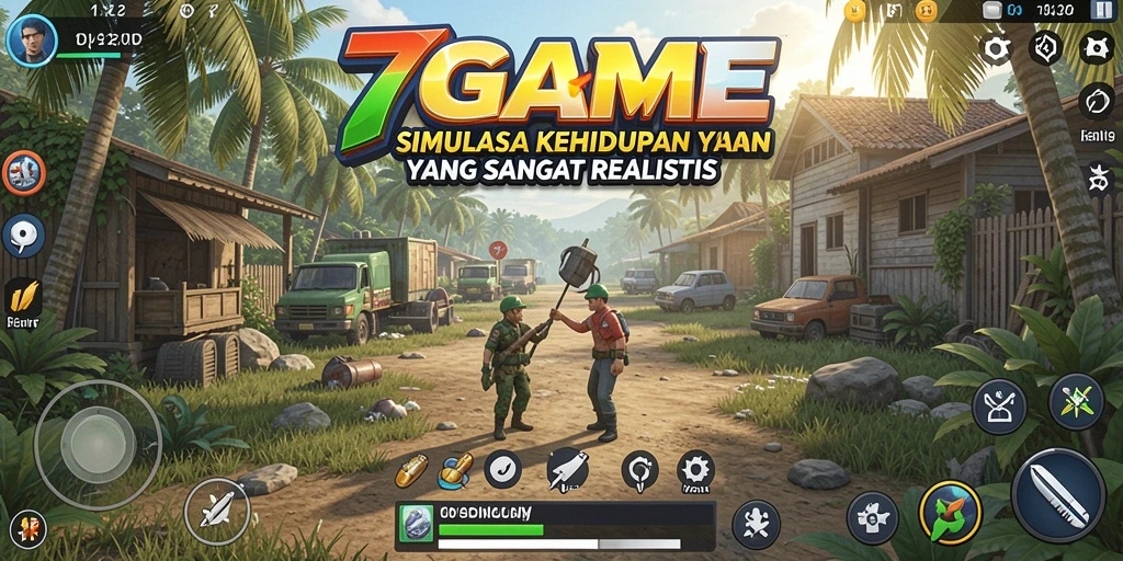 Tampilan gameplay <strong>7GAME</strong> yang realistis dan interaktif.