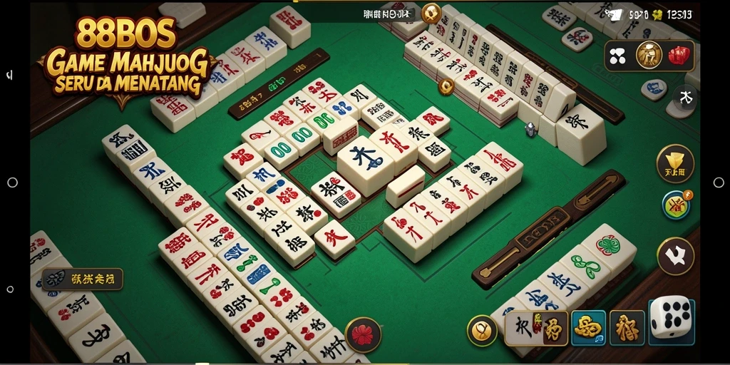 Tampilan gameplay seru di game 88BOS dengan mahjong yang menantang.