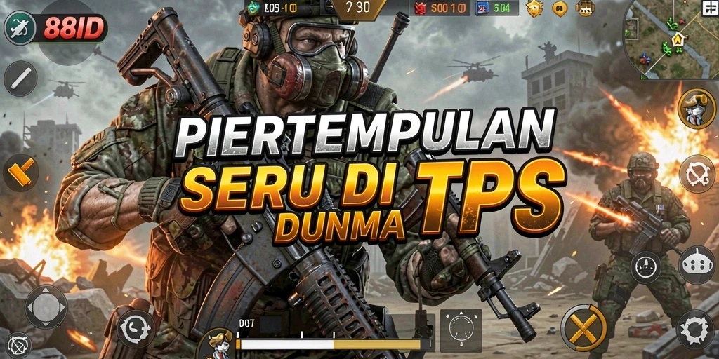 Tampilan gameplay seru dalam 88ID dengan pertempuran yang mendebarkan.