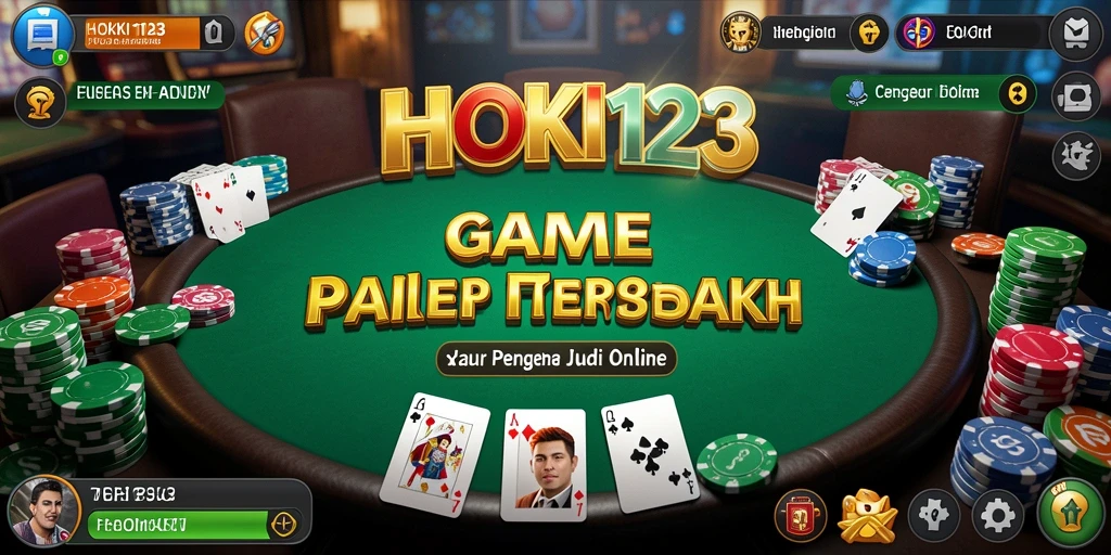 Tangkapan layar gameplay HOKI123 menampilkan suasana poker yang mendebarkan.