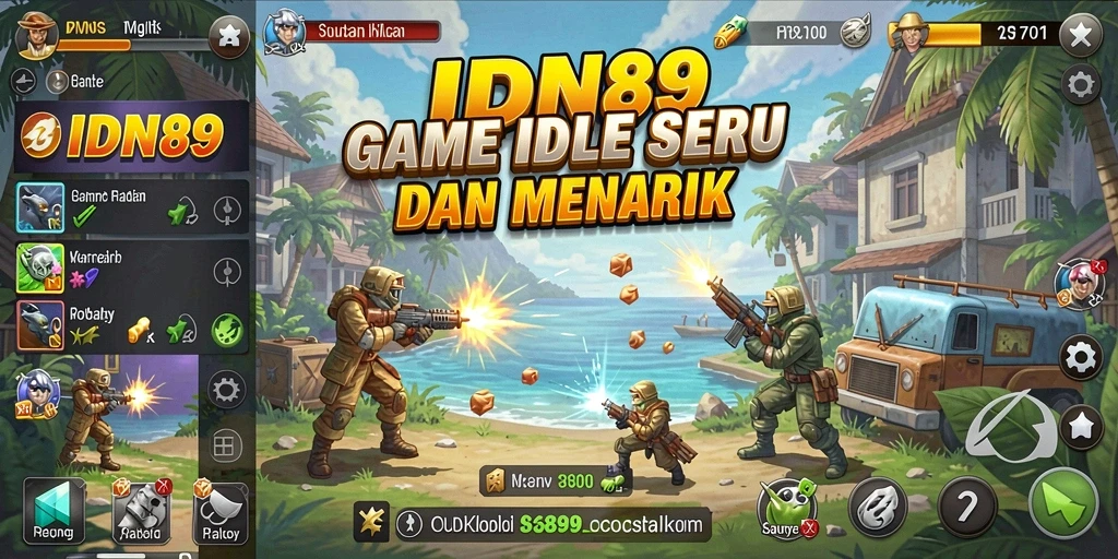 Tampilan gameplay seru dalam IDN89 dengan elemen Idle yang menarik.