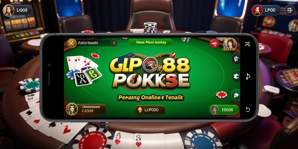 Tampilan fantastis dari gameplay poker yang mendebarkan.