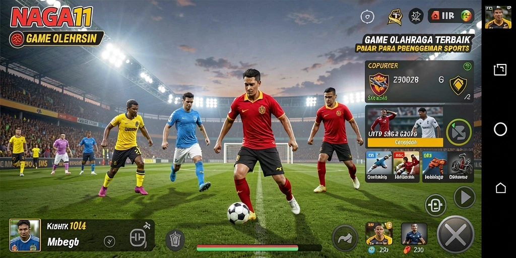 Gameplay seru NAGA11 dalam dunia olahraga yang kompetitif.