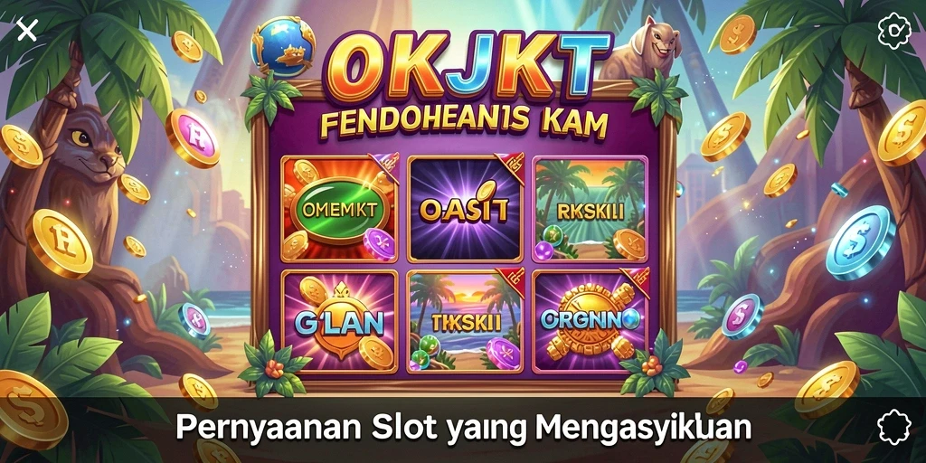 Tangkapan layar utama OKJKT menampilkan gameplay yang menarik di permainan Slot.