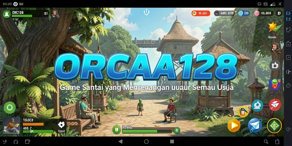 Tangkapan layar dari gameplay ORCA128 yang menyenangkan dan menghibur.