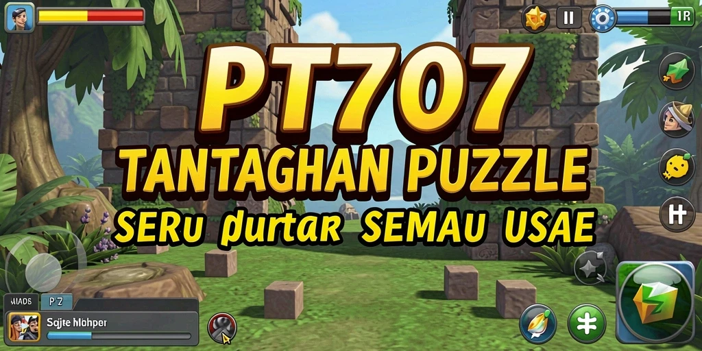 Tampilan gameplay seru dari PT707 dengan berbagai teka-teki yang menantang.