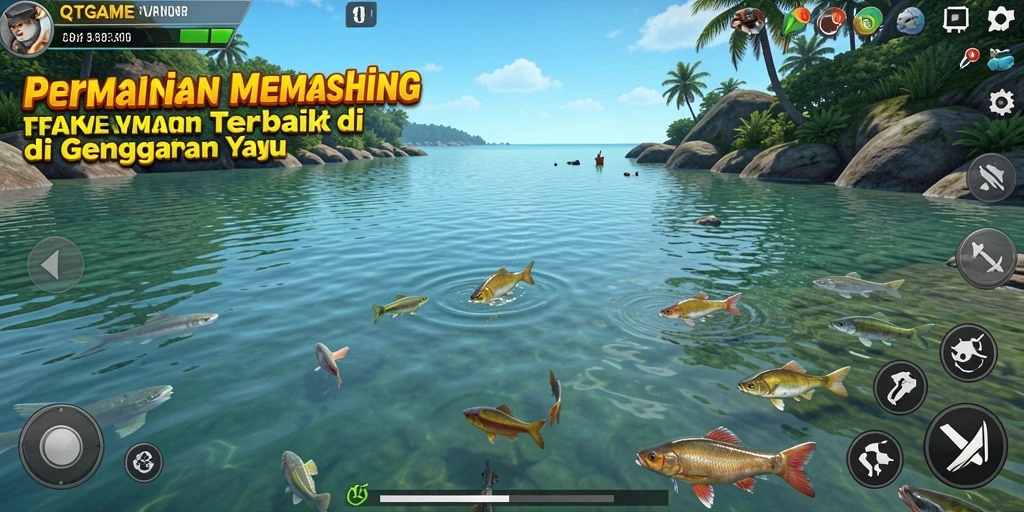 Tangkapan ikan epik dalam gameplay QTGAME yang mengasyikkan.