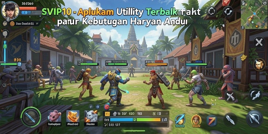 Tampilan antarmuka aplikasi SVIP10 yang user-friendly dan efisien.