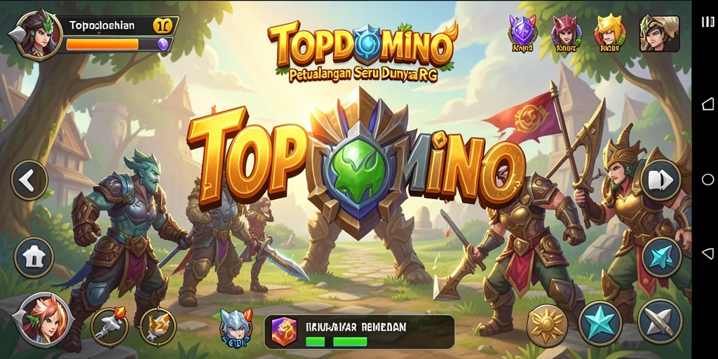 Tampilan gameplay <strong>TOPDOMINO</strong> yang memukau dengan aksi mendebarkan.