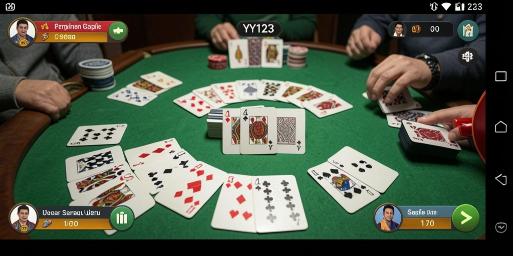 Tampilan gameplay yang menarik di <strong>YY123</strong> dengan pengalaman Gaple yang seru.